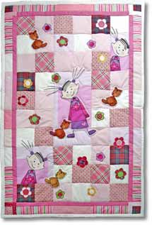 Quilt Patchwork Kinderdecke Lisa Variation 3