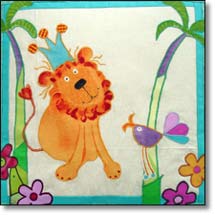 Quilt Kinderkissen Leo