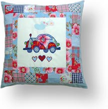 Quilt Kinderkissen Oldtimer