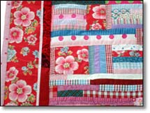 Quilt Rosenstreifen