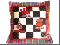 Quilt Patchwork Kissen