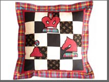 Quilt Patchwork Kissen