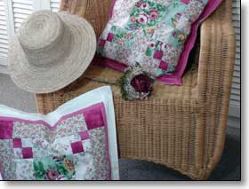 Patchwork Laura Ashley Kissen Deco