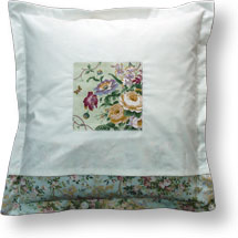 Patchwork Laura Ashley Kissen Rückseite