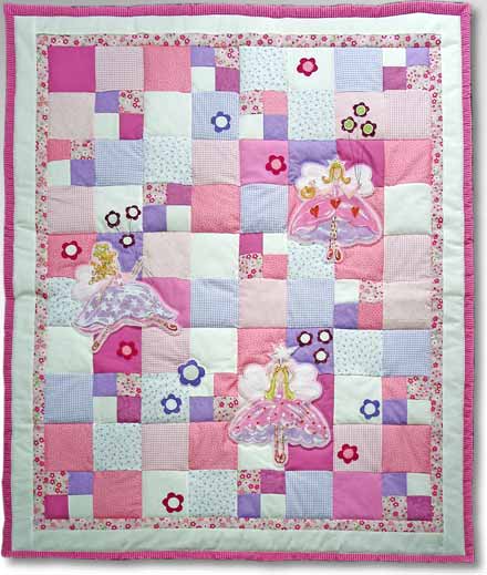 Quilt Patchwork Kinderdecke Lilli