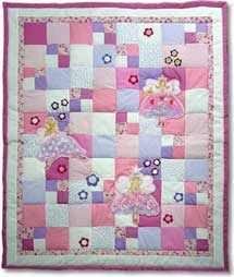 Quilt Patchwork Kinderdecke Lillyfee Variation 2