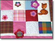 Quilt Patchwork Kinderdecke Lisa 3