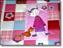 Quilt Patchwork Kinderdecke Lisa 5