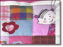 Quilt Patchwork Kinderdecke Lisa 8