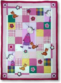 Quilt Patchwork Kinderdecke Lisa Variation 2