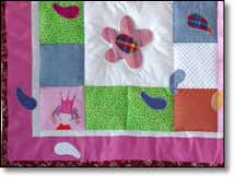 Quilt Patchwork Kinderdecke Susi 3