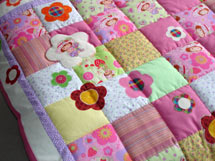 Quilt Patchwork Kinderdecke Emely 2