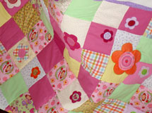 Quilt Patchwork Kinderdecke Emely 6