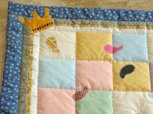 Quilt Patchwork Kinderdecke 'Kleiner Prinz'