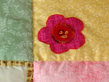 Quilt Patchwork Kinderdecke Prinzessin