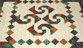Quilt Patchwork Decke Afrika1