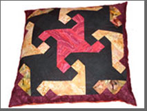 Quilt Patchwork Kissen