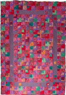 Quilt Patchwork Decke Farbspiel