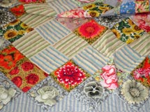 Quilt Patchwork Decke around the year