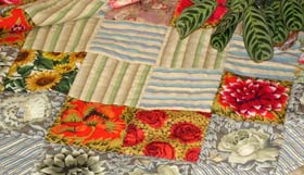 Quilt Patchwork Decke around the year