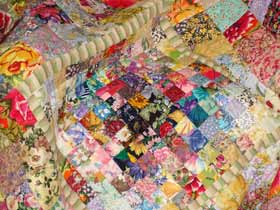 Quilt Patchwork Decke around the year