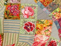 Quilt Patchwork Decke around the year