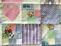 Quilt Patchwork Baybydecke Blue Jean Teddy 3