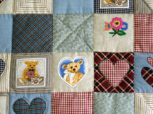 Quilt Patchwork Kinderdecke Country Bear 3