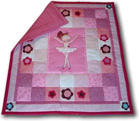 Quilts for Kids Patchwork Kinderdecke Ballerina