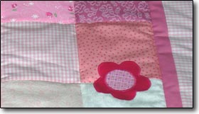 Quilts for Kids Patchwork Kinderdecke Ballerina