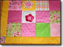 Quilt Patchwork Kinderdecke Emely 2