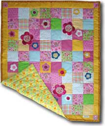 Quilt Patchwork Kinderdecke Emely 6