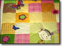 Quilt Patchwork Kinderdecke Lisa 6