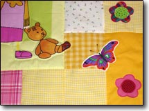 Quilt Patchwork Kinderdecke Lisa 5