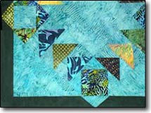 Quilt Patchwork Decke Sterne